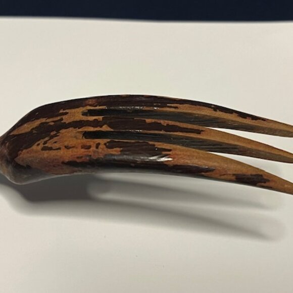 Vintage Sterling Silver Wood Salad Fork Made in France 11" - Picture 12 of 16